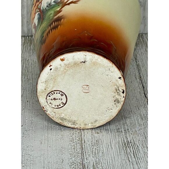 Vintage Hand Painted Porcelain Pitcher Stamped - Picture 6 of 11